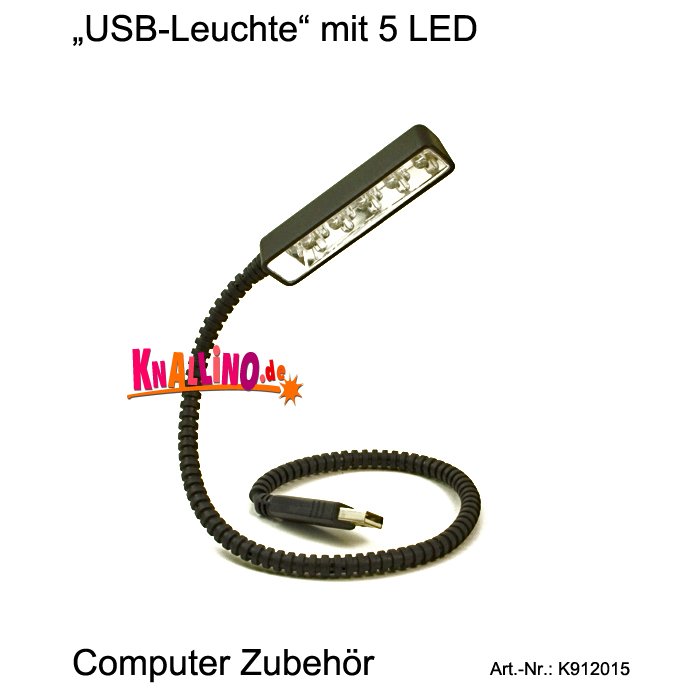 USB-Leuchte mit 5 LED, USB-Geräte, Computer, Arbeiten