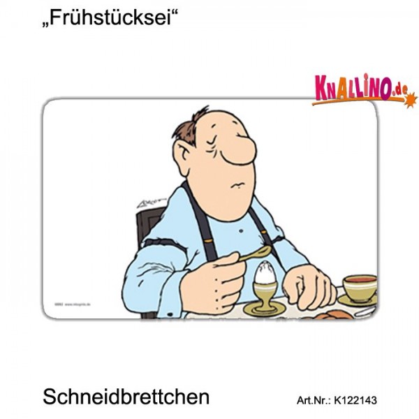 Frühstücksei Schneidbrettchen