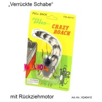 Verrückte Schabe Scherzartikel mit Rückziehmotor Verrückte Schabe Scherzartikel mit Rückziehmotor