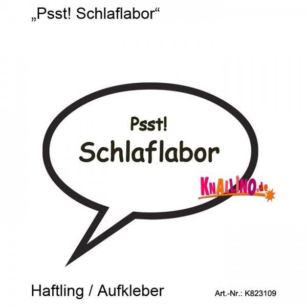 Psst! Schlaflabor Haftling