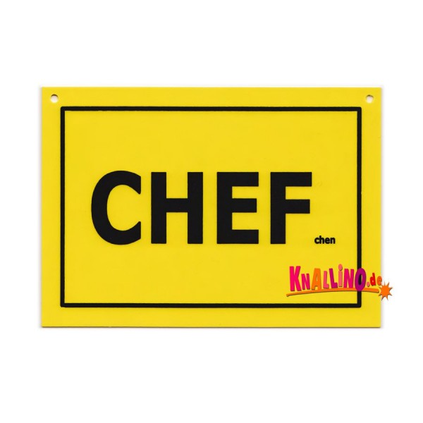 CHEFchen Türschild