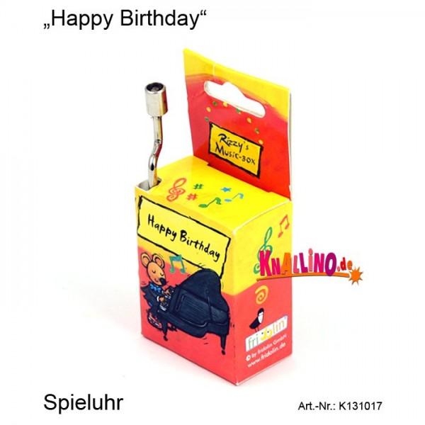 Happy Birthday Rizzy&#039;s Music Box Spieluhr