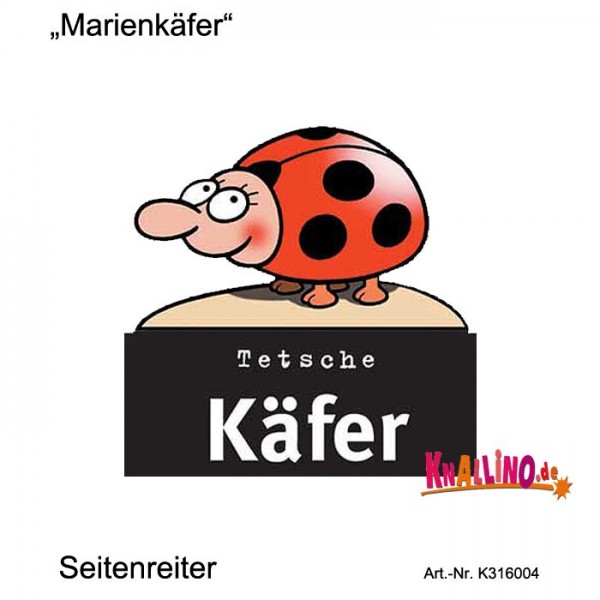 Marienkäfer Seitenreiter Lesezeichen