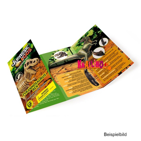 Geoworld Jurassic Eggs Velociraptor Dinoskelett zum Zusammenbauen