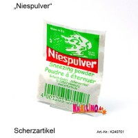 Niespulver in Tüte Scherzartikel Niespulver in Tüte Scherzartikel