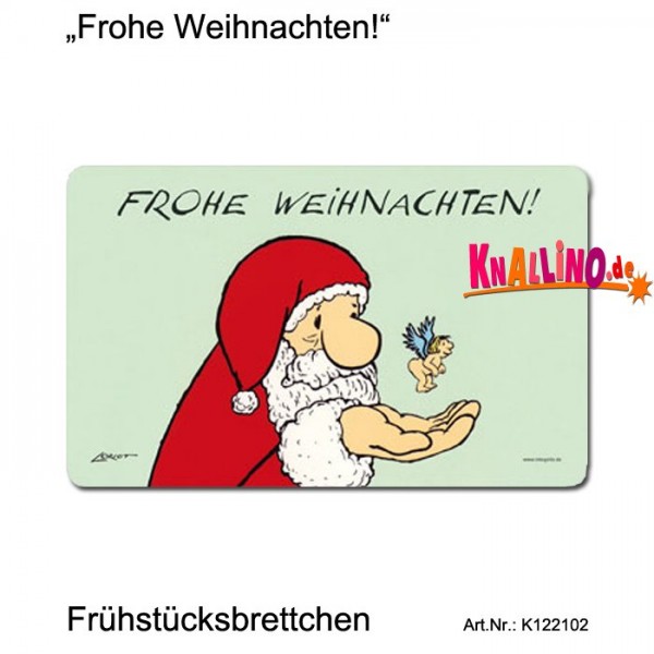 Frohe Weihnachten! Frühstücksbrettchen