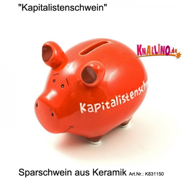 Kapitalistenschwein Sparschwein