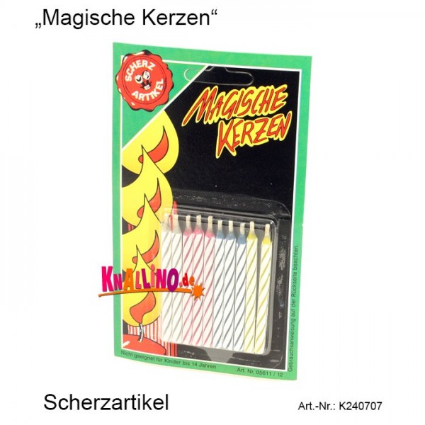 Magische Kerzen ohne Halter Scherzartikel