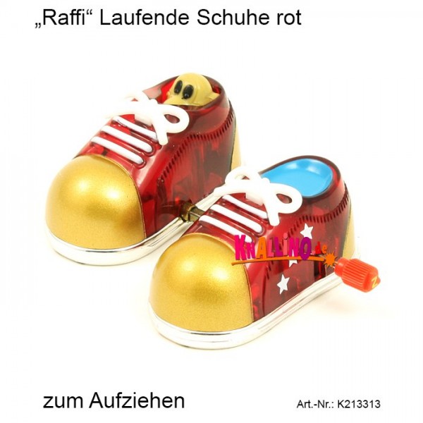Z Wind Ups Raffi Laufende Schuhe rot zum Aufziehen
