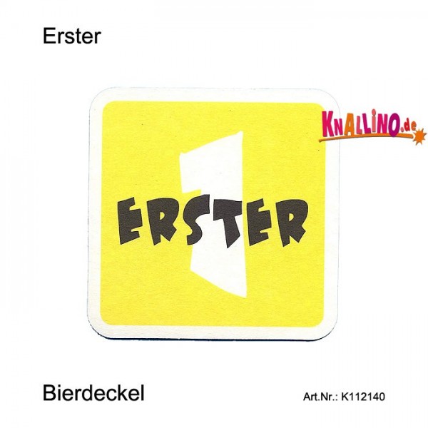 Erster - Letzter Bierdeckel