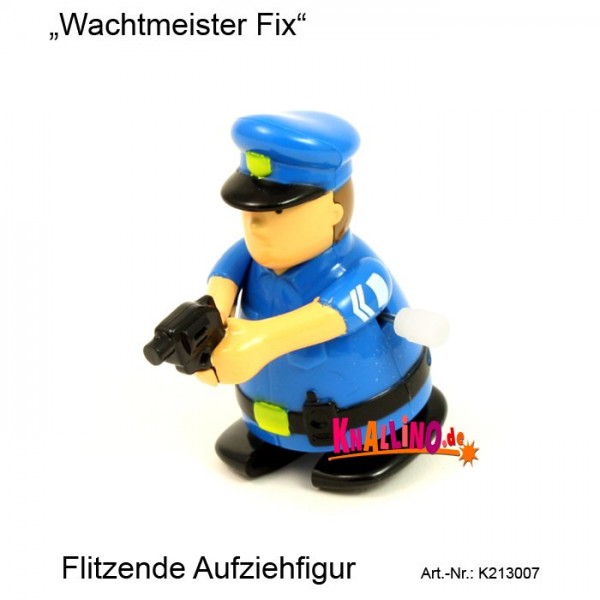 Wachtmeister Fix flitzende Aufziehfigur