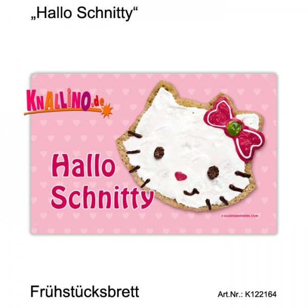 Hallo Schnitty Frühstücksbrett